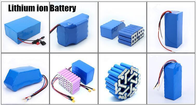 Rechargeable 60v 12ah lithium battery for electric scooter