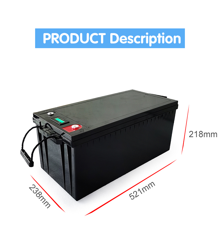 RV Battery 24V 100AH Lithium Ion LiFePO4 Battery Pack Lead Acid Camper Replacement Battery