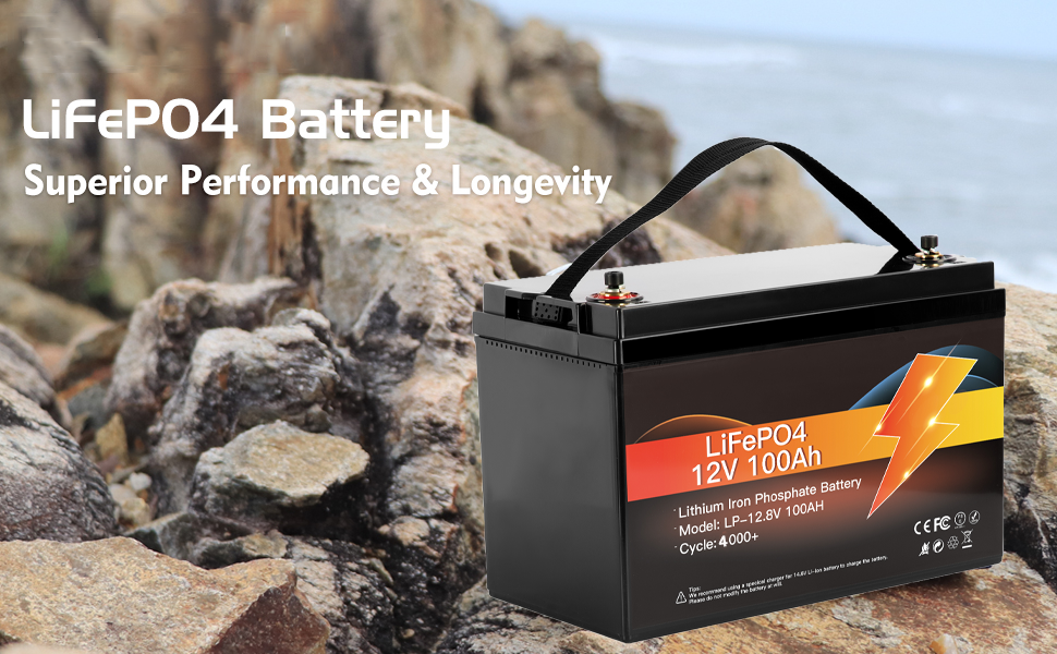 OEM 12V 100Ah Lithium Ion Batteries Rechargeable Solar Storage Battery 12V LiFePO4 Battery