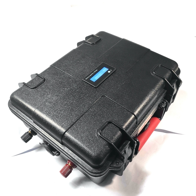 FS waterproof 24v 40ah lithium ion 24v li ion 18650 BMS with USB ports for Camper trailers LED light UPS Inverter + 5A charger