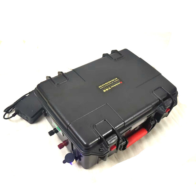 FS 24V 100AH Lithium ion battery 24V waterproof Li-polymer for 1500W 2400W RV EV solar storage inverter bike +10A Charger