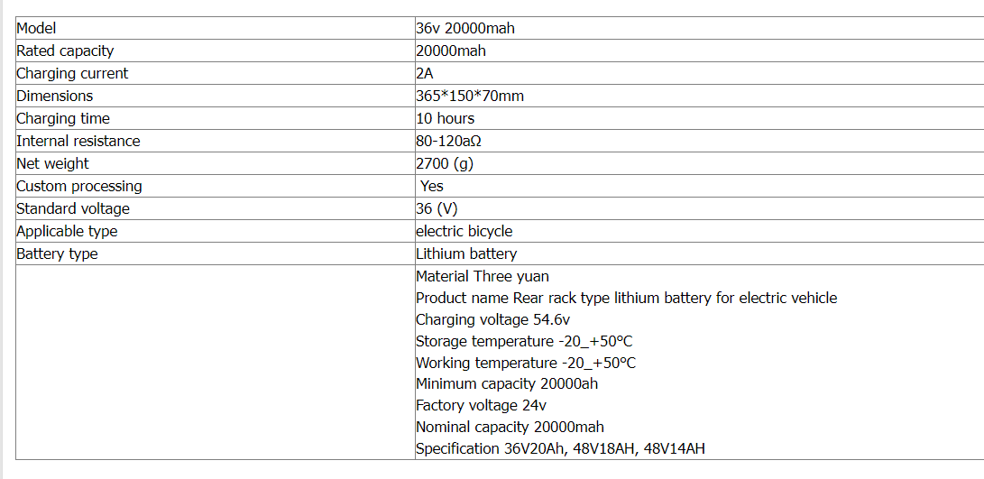 18650 10S2P li ion 36v 4400mah lithium ion battery pack hoverboard 4.4ah