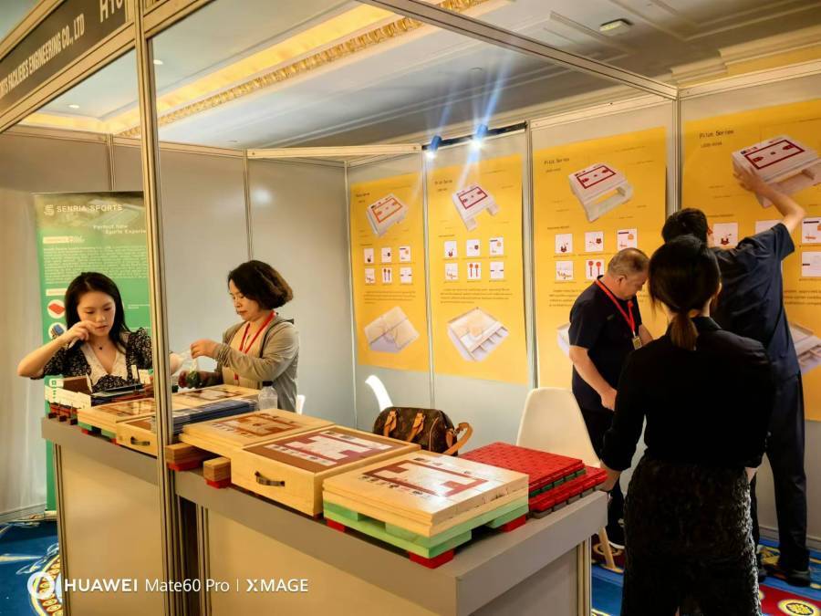 Zero Times Sports products displaying on 2024 CSMF(Saudi) Sports Facilities and Equipment Exhibition