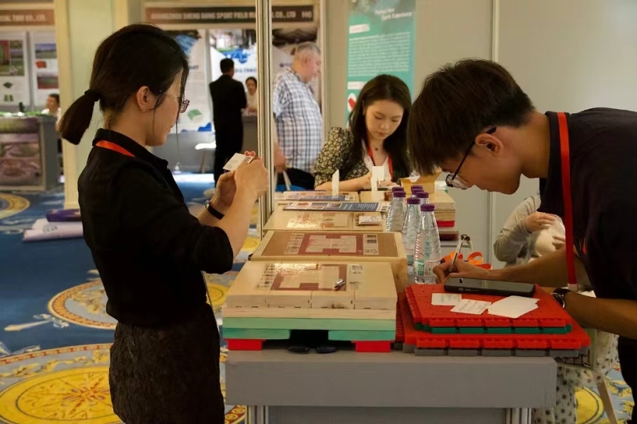 Third day of 2024 CSMF Expo-Lingdian Times Sports Attend the CSMF show