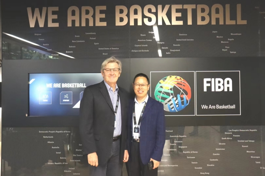Lingdian Times General Manager visited FIBA Head Office