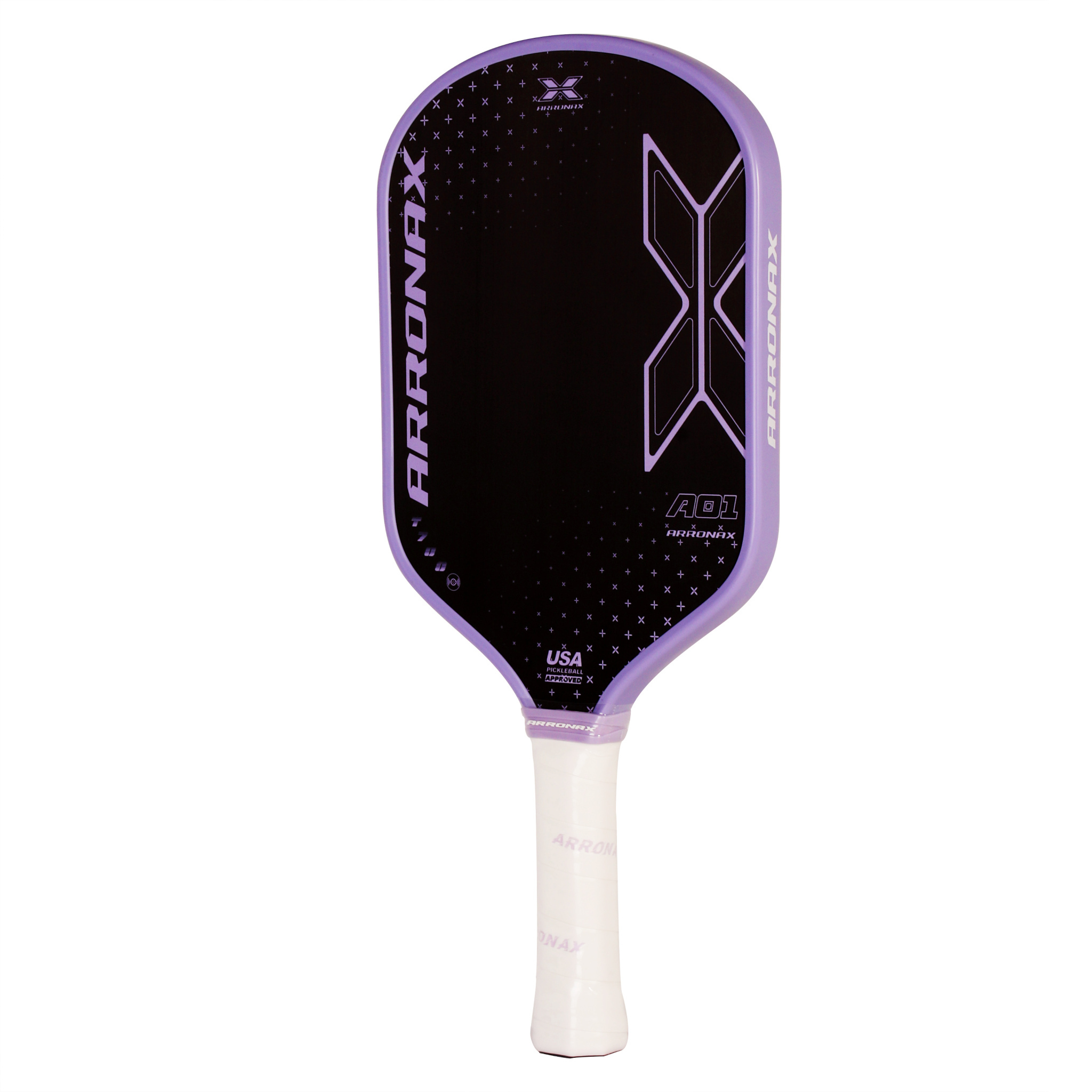 USAP承認 ARRONAX ピックルボールパドル 3Kカーボン T1 パープル Arronax AO1 T700 Carbon Friction NFC Pickelball Paddle