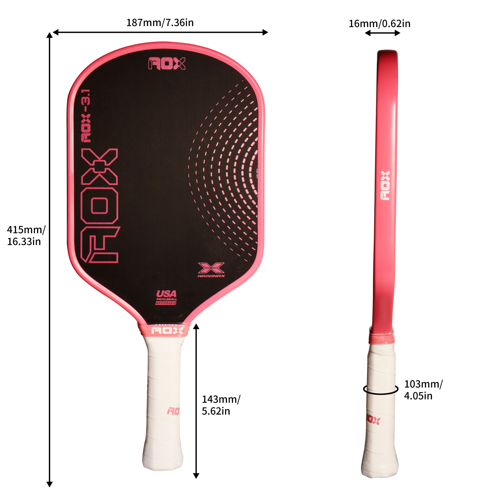 ARRONAX - AOX 3.1 Pickleball Paddle