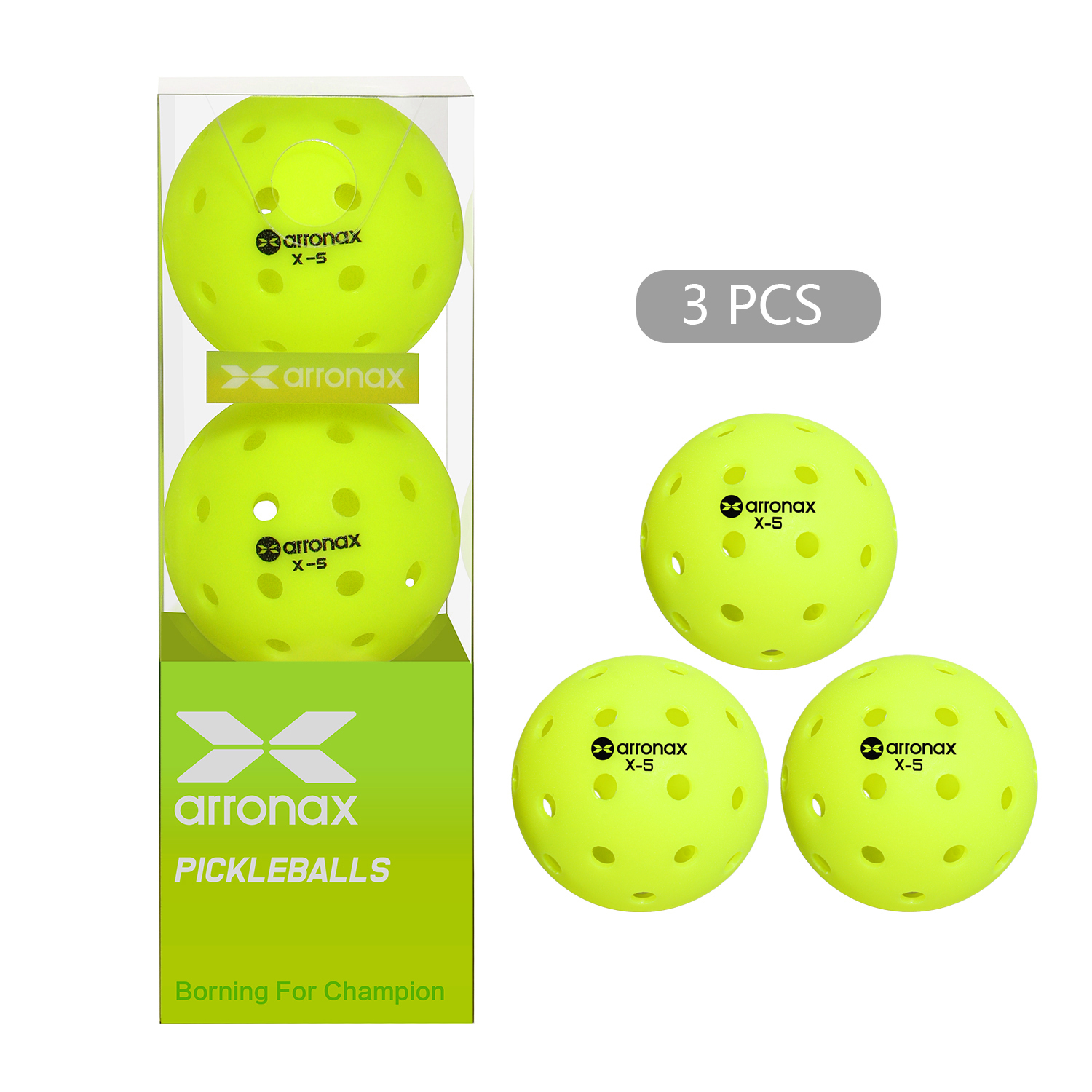 Arronax ARRONAX Pickleball Balls X-5