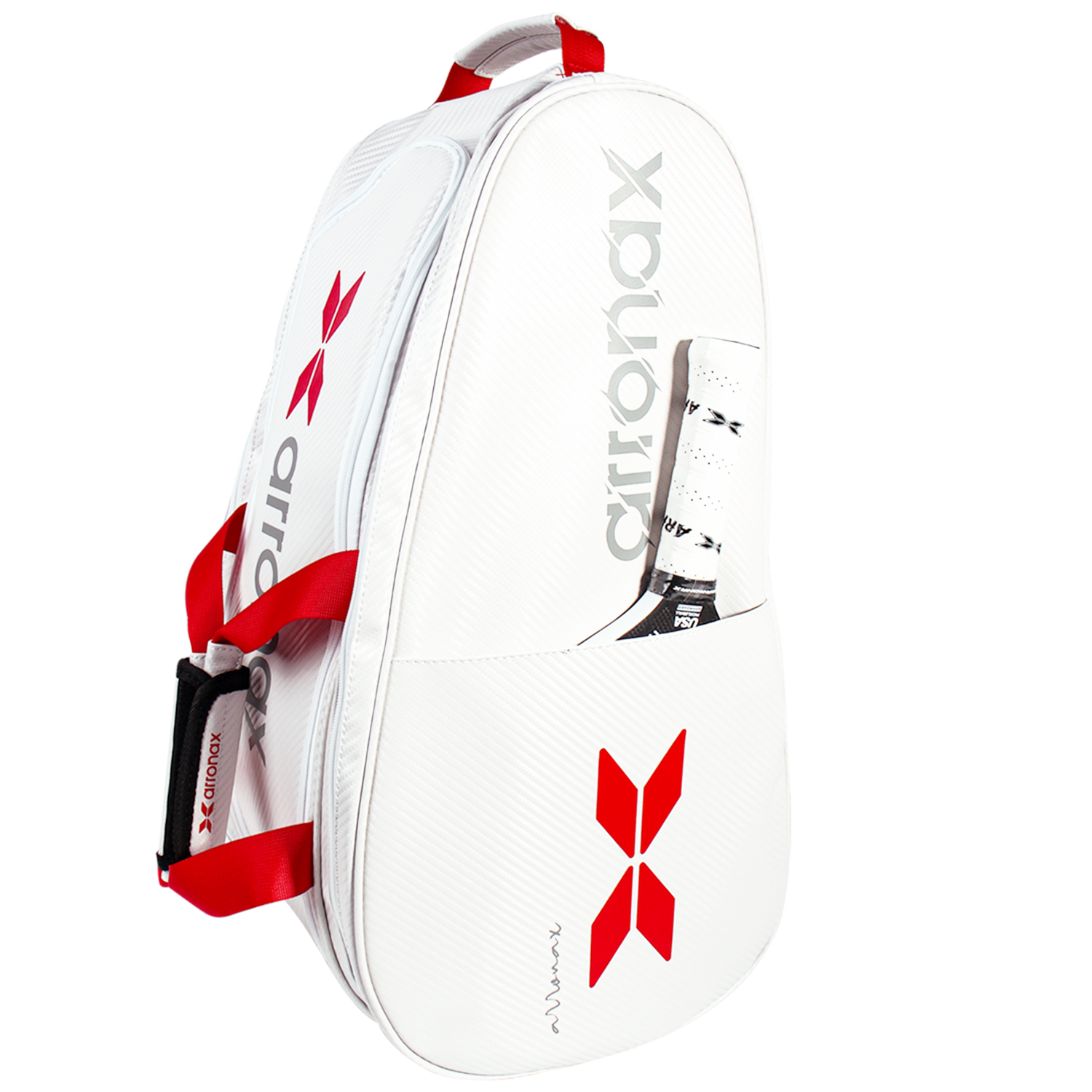 Arronax 3K Carbon Fiber-Textured Leather Pickleball Backpack