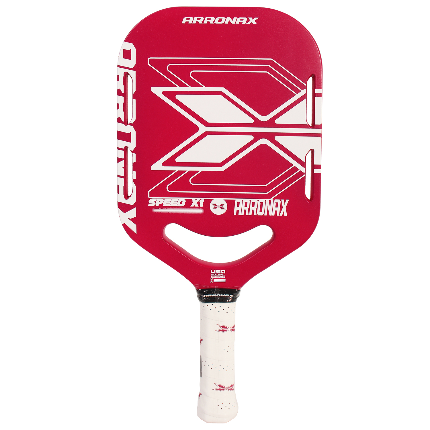 ARRONAX SPEED X1 ピックルボール パドル エッジレス レッド 白 ARRONAX - SPEEO X1 Pickleball Paddle