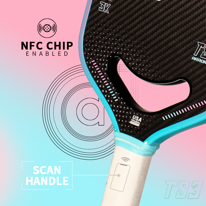 Arronax - TS3 16mm Pickleball Paddle Carbon Friction Surface