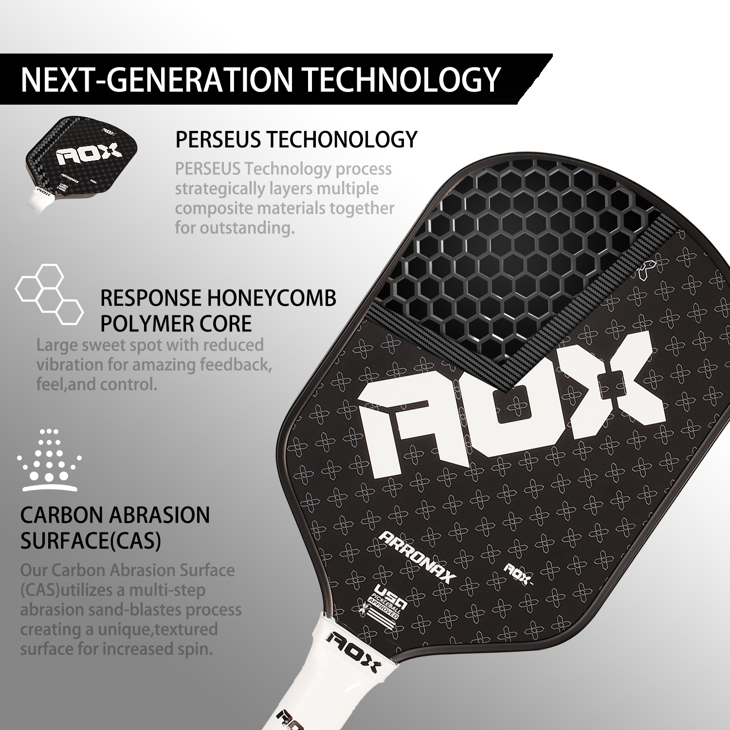 ARRONAX - AOX 03 Pickleball Paddle