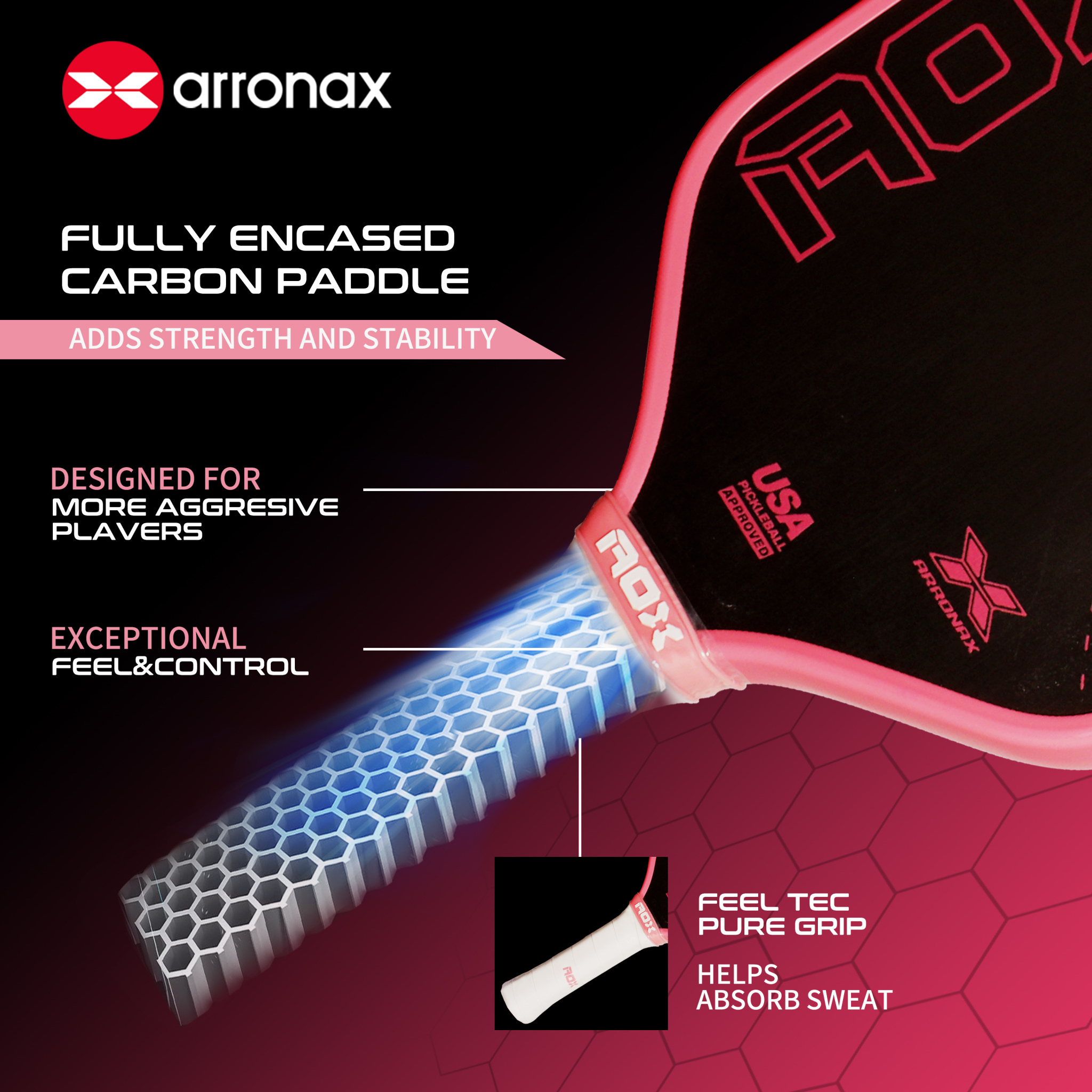 ARRONAX - AOX 3.1 Pickleball Paddle