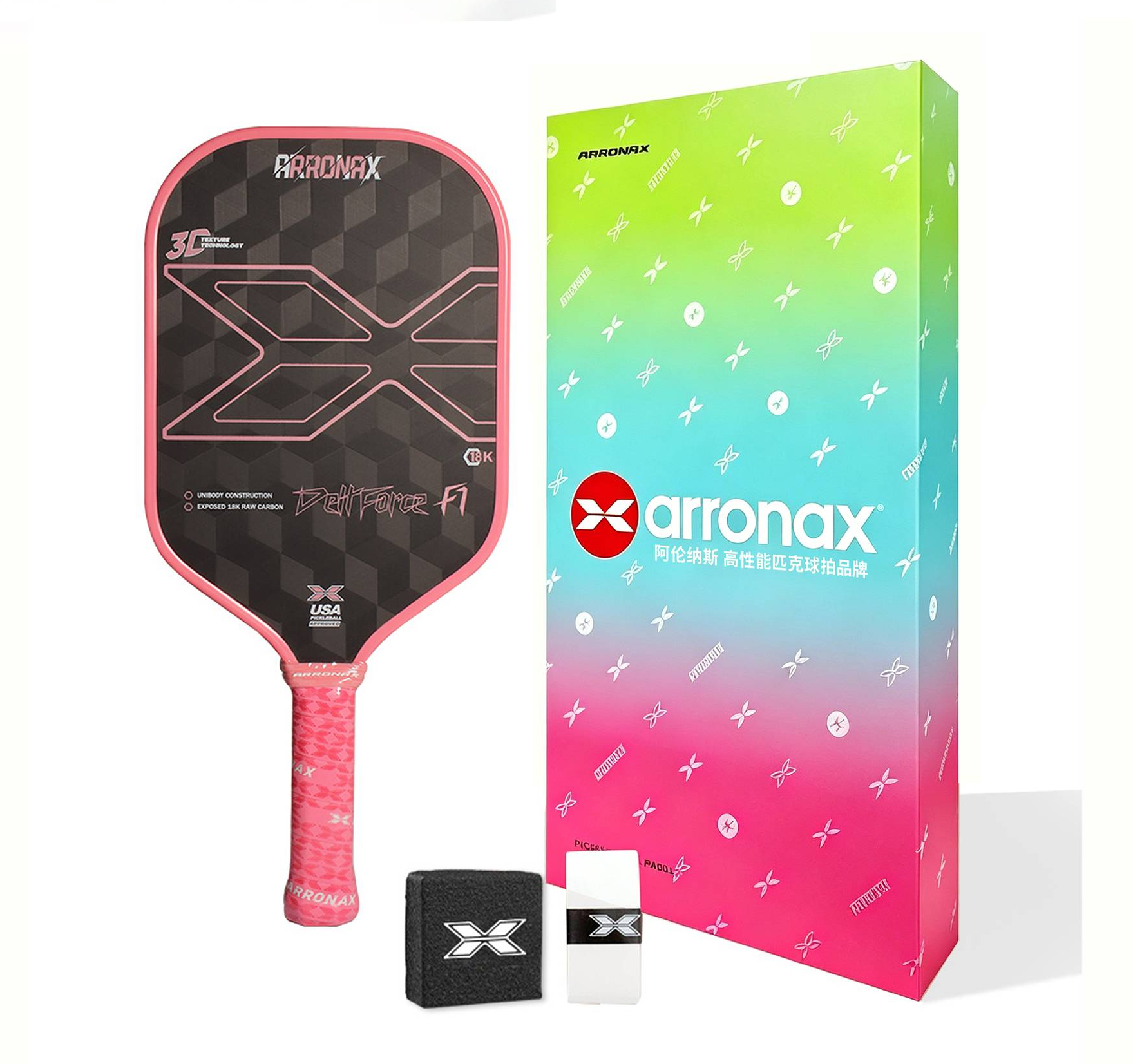 ARRONAX - Dettforec F1 3D18K Pickleball Paddle