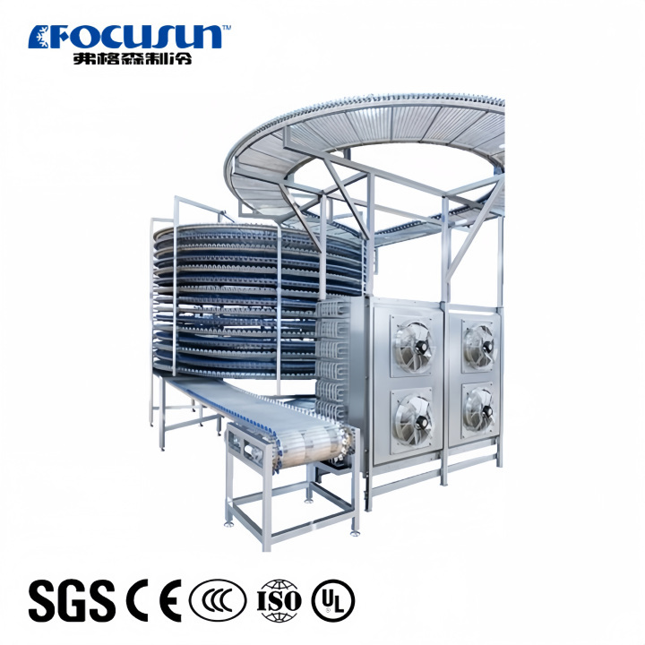 Sprial Freezer Focusun Spiral Freezer Rapid freezer,quick chill,fast freeze unit,blast freezer,high-speed freezing,Focusun rapid freezer,frozen food storage