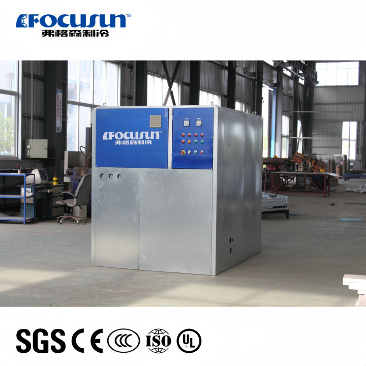 Factory use square ice maker 3,000 KGS/24H cold drinks spa Commercial cube ice maker 3,000 KGS/24H cold drinks spa Commercial ice cube making machine,cube ice machine,ice cube maker manufacturer,high capacity ice cube machine,food-approved cube ice machine,Focusun industrial cube ice machine