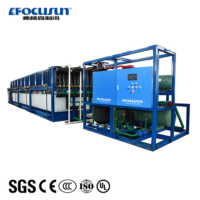 modern direct Cooling Block Ice Machine large block ice factory ice bar 10000 kilos ice weight  