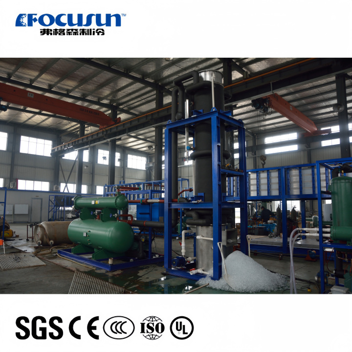 stainless steel 10tons per day tube ice machine round ice make 10tons per day Focusun tube ice machine clear edible ice making energy saving tube ice making machine,ice tube machine for catering,tube ice machine for beverages,professional tube ice machine,tube ice machine for bars,quality ice tube maker,tube ice machine for food storage,tube ice machine for ice distribution,tube ice production plant,advanced tube ice maker,high quality tube ice machine,industrial ice tube equipment,snowkey ice machine,Focusun Snow making machine