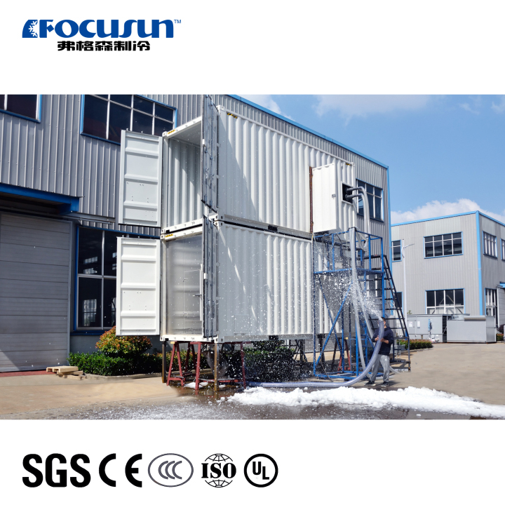 20FT Container Design Snow Making Machine Focusun 20 Feet Containerized Snow Making Machine High temperature snow machine,four season snow machine,all weather snow machine,artificial snow maker,snow generator,snow production equipment,high temperature snow maker,snow machine for warm climates,Focusun high temperature snow machine