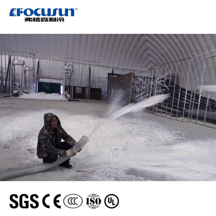 40FT Container Design Snow Making Machine Focusun 40FT Containerized Design Snow Making maker Snow making machine,high temp artificial snow maker,all weather snow maker machine,four season snow making machine,snow machine for high temperatures,four season snow machine,snow generator for warm weather,high temperature snow equipment,snow machine innovation,Focusun snow production machine