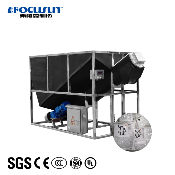 Focusun labor saving semi automatic ice packer  