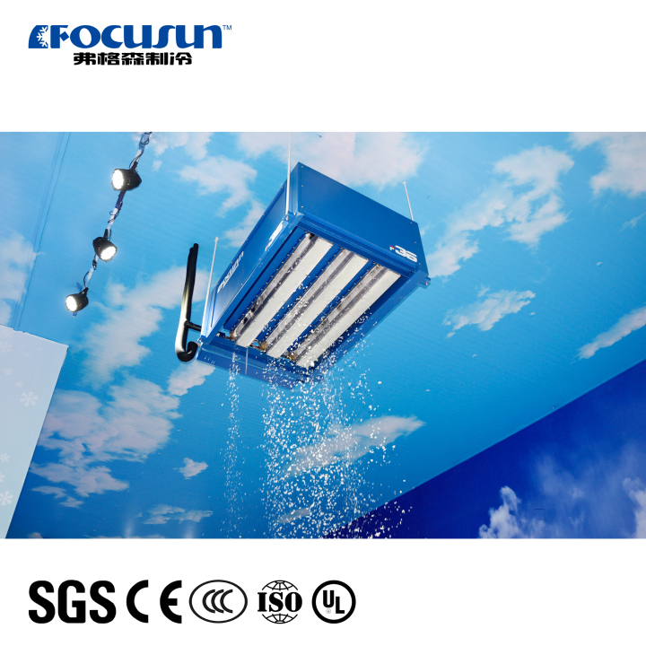 Indoor Snow Making Machine F-36 capacity 4500 kilos per 24 hours Indoor Snow Making Machine F36 capacity 4500 kilos per 24 hours Snow Effect Machine,Snow Falling Maker,Artificial Snowfall Equipment,China snow machine,China snow maker,China artificial snow machine,Snow Machine for Special Effects,Snow Making Apparatus,Snowfall Generator for Film Sets,Focusun Snow Generator for Snow Parks