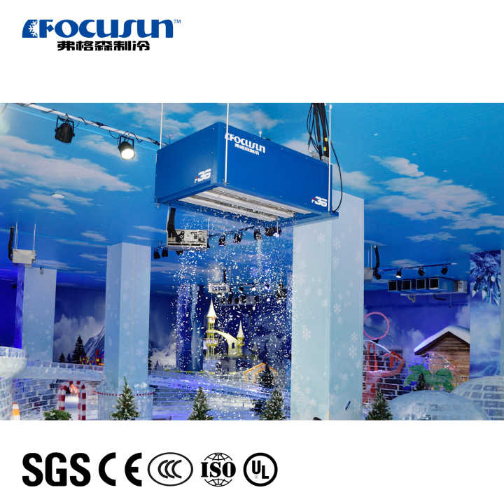 Indoor Snow Making Machine F-36 capacity 4500 kilos per 24 hours Indoor Snow Making Machine F36 capacity 4500 kilos per 24 hours Snow Effect Machine,Snow Falling Maker,Artificial Snowfall Equipment,China snow machine,China snow maker,China artificial snow machine,Snow Machine for Special Effects,Snow Making Apparatus,Snowfall Generator for Film Sets,Focusun Snow Generator for Snow Parks