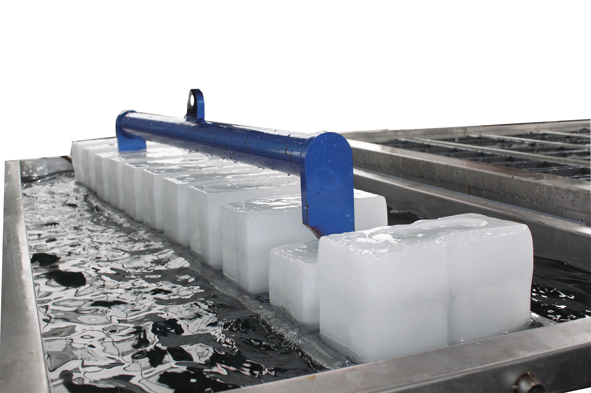 Brine System Block Ice Machine 15 Tons Power Saving Food Processing