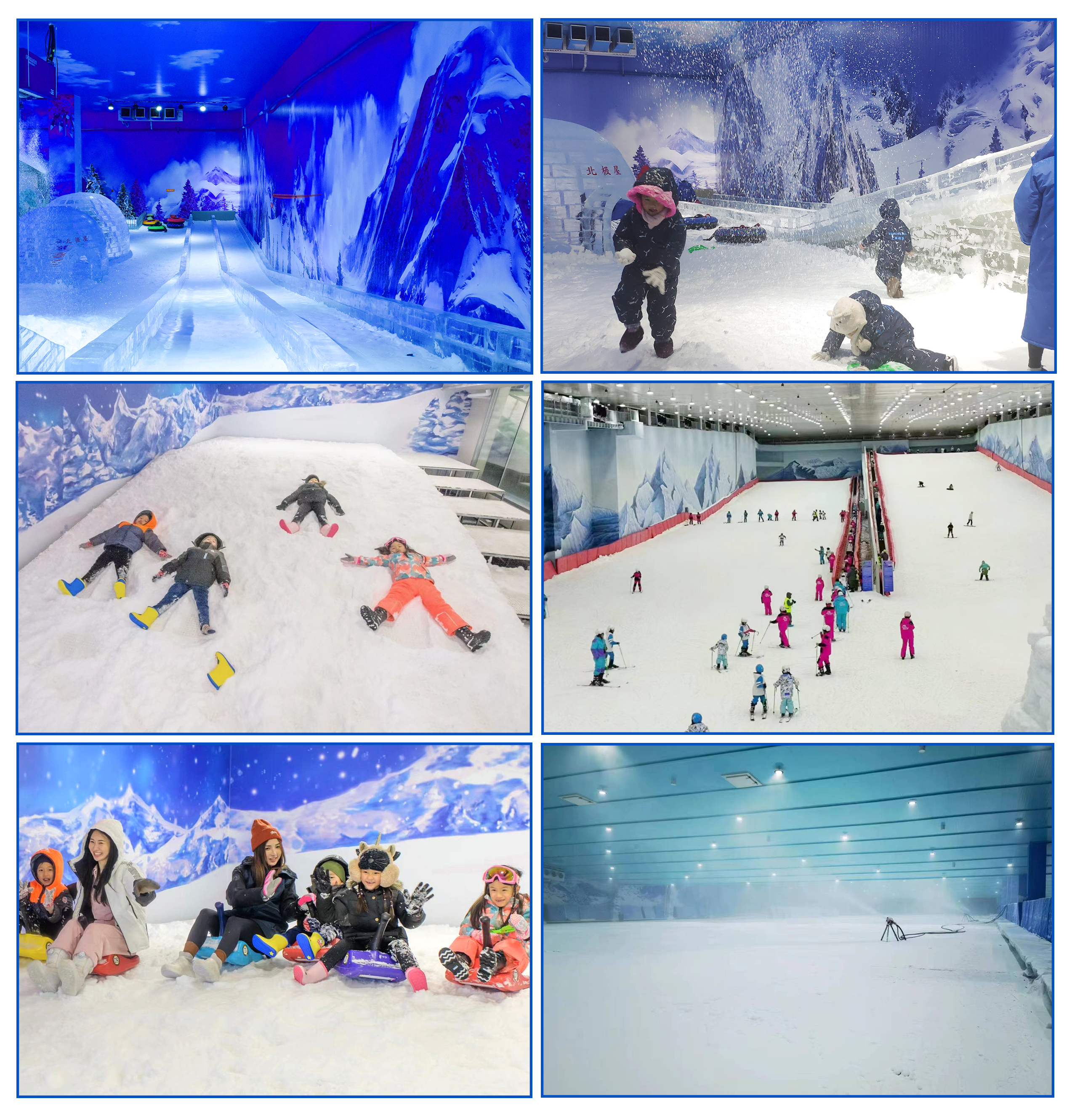 Indoor Snow Making Machine FAS-1300g Capacity 600 Kilos Per 24 Hours