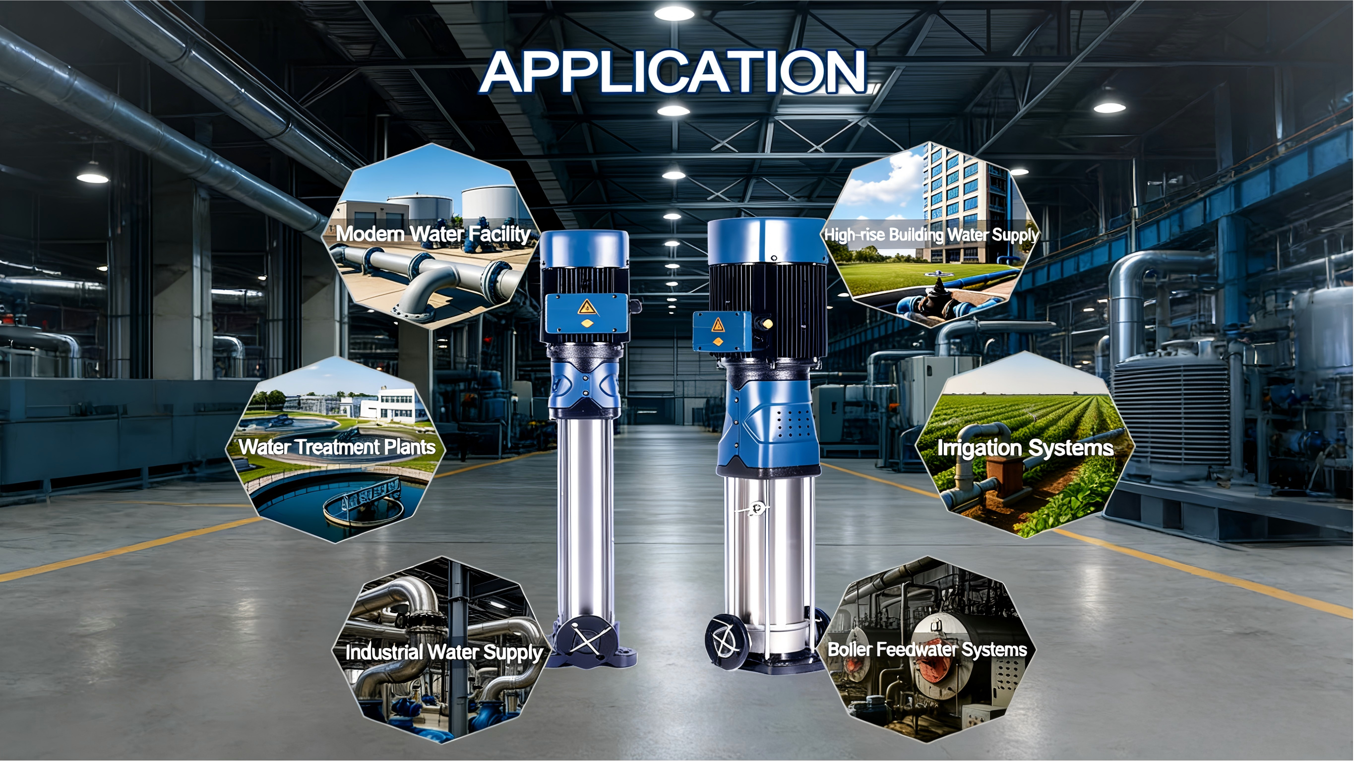 SHYNPO CDM/CDMF High Head Vertical Multistage Pump For High Rise ...
