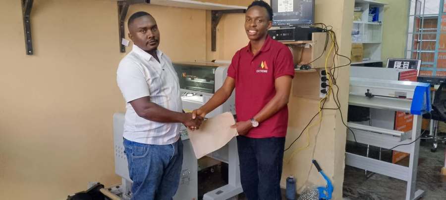 Successful installation of a UV-A3 printer!!!