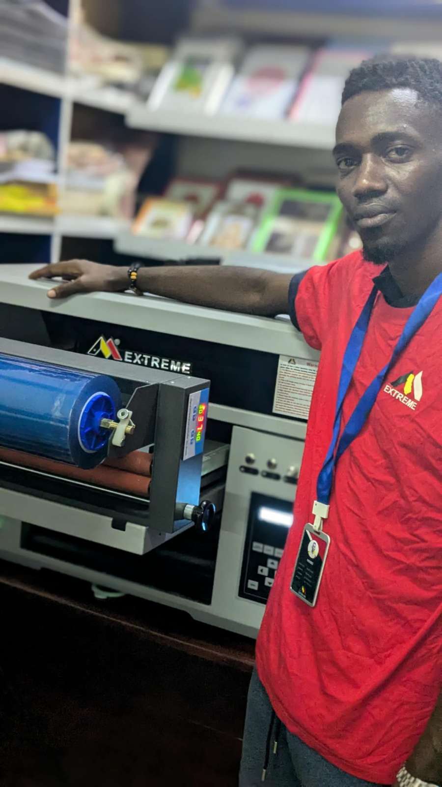 EXTREME UV DTF 4060 printer crystal label printing machine!!!