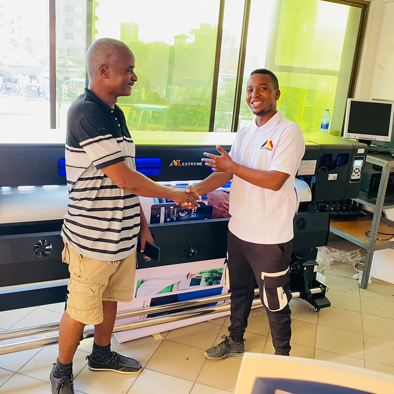 💖EXTREME Eco Solvent Printer Large Format Machine E3202 Installation