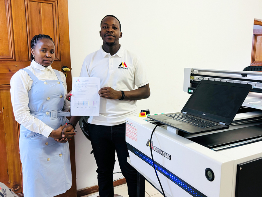 Successful Installation of UV6090 for Zimbabwe Client, Demonstrating Service with Heart and Communication with Care