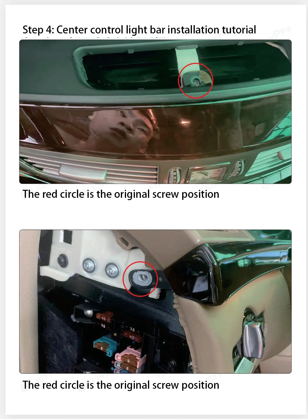 W221 Mercedes-Benz S-Class 2006-2012 Ambient Light Graphic Installation ...
