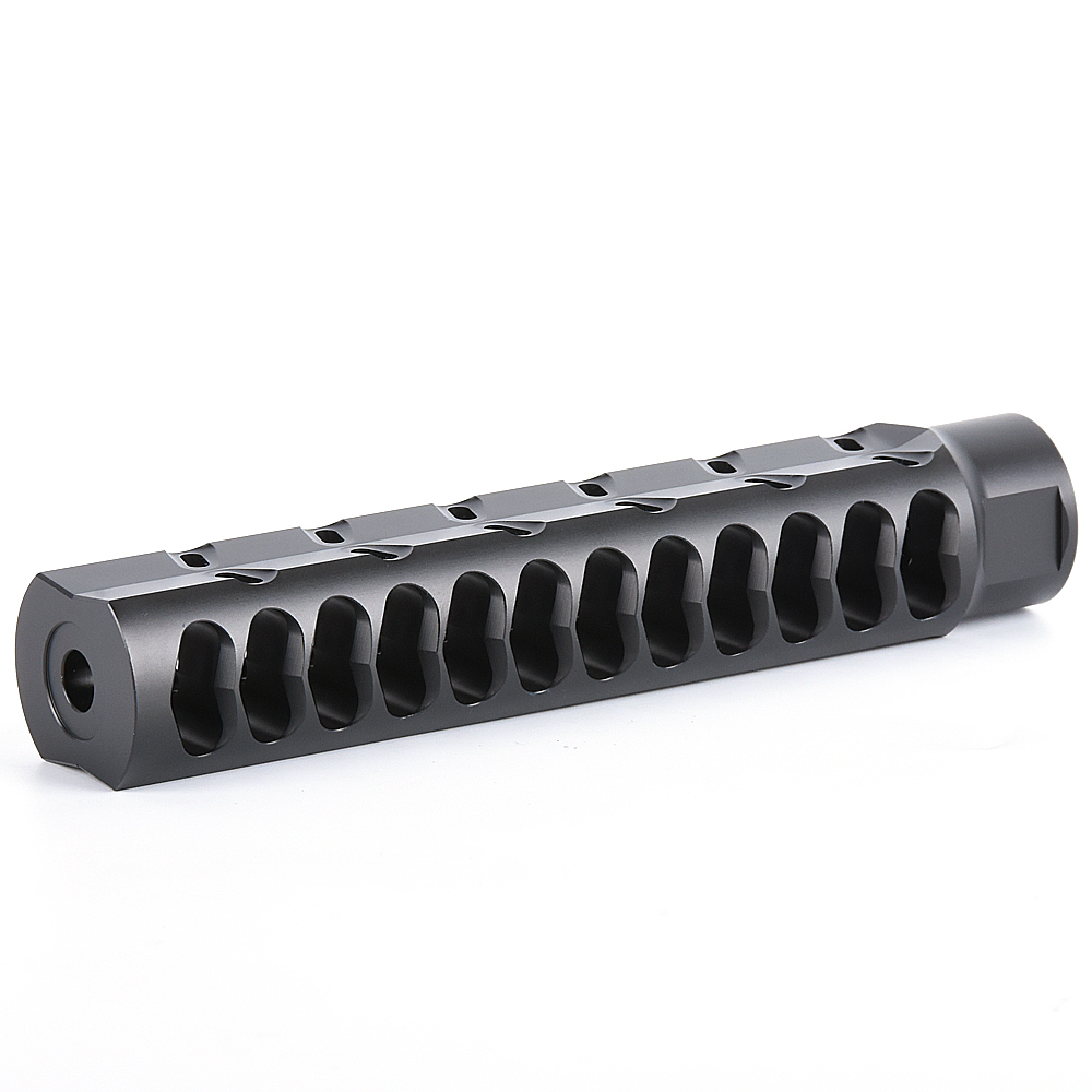 Tactical Muzzle Device Compensator 1 2x28RH TPI 223 5 56 Cal 6 Inch tactical-muzzle-device-compensator-1-2x28rh-tpi-223-5-56-cal-6-inch