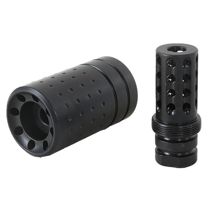 .223 Muzzle Brake 5.56 1/2x28 TPI Steel Threaded Sound Sleeve Precision