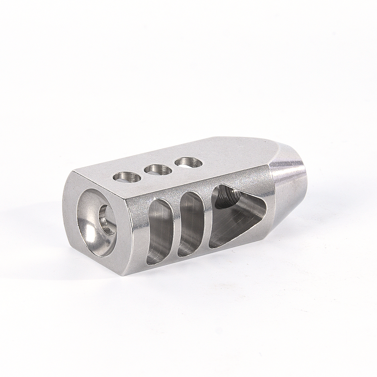 1/2x28 Muzzle Brake .223 5.56 Rifle Stainless Steel Muzzle Device