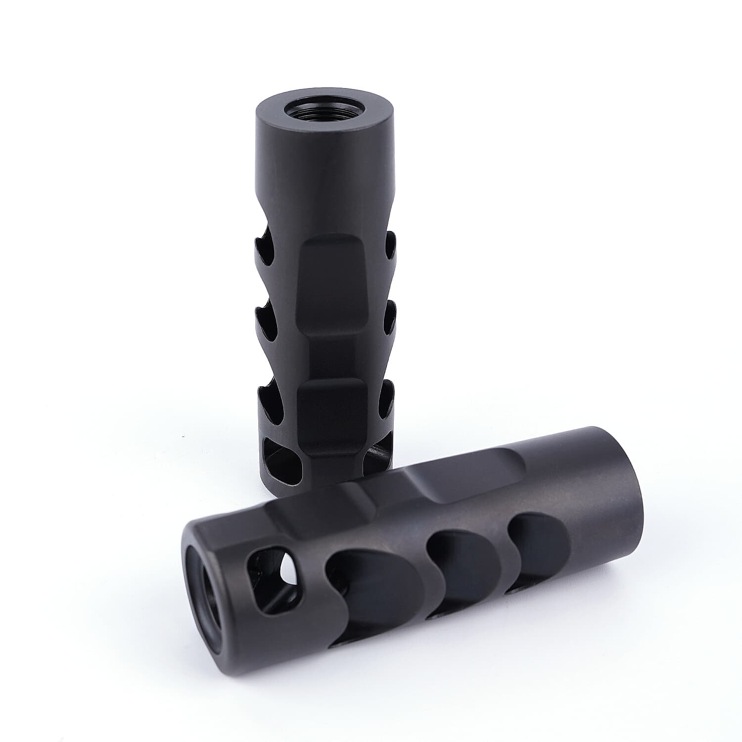 9MM Stainless Steel 1/2x28 Thread Competition Muzzle Brake Reduce
