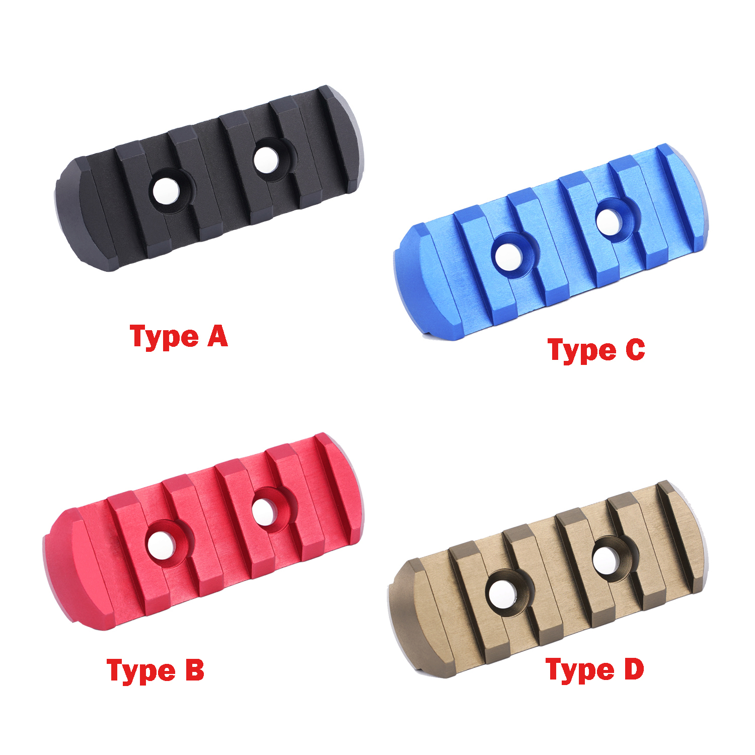 5-slot keymod rail section 5-slot keymod rail section