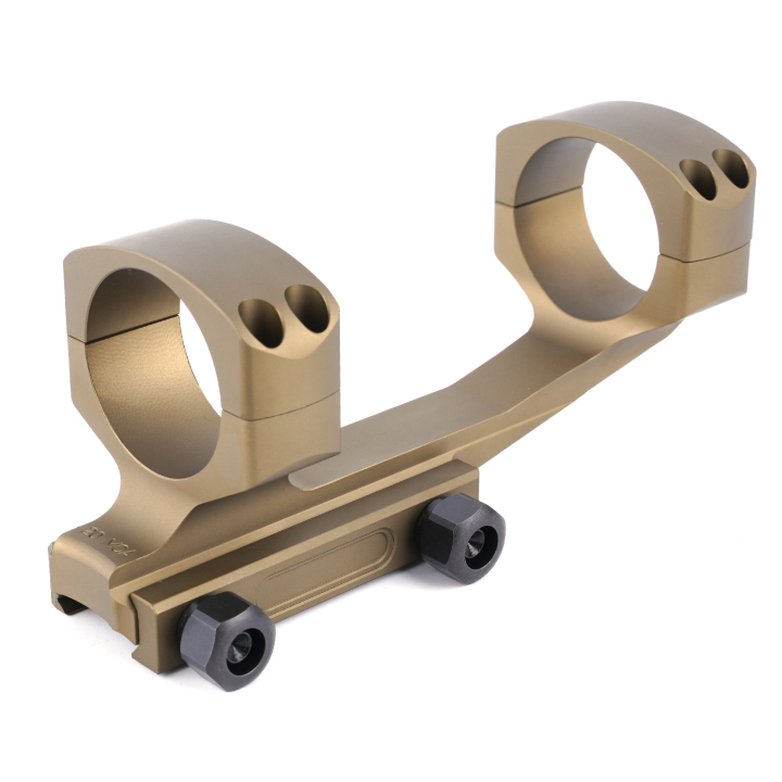 Tactical FDE 20MOA One Piece Scope Mount 34mm Offset QD Rings