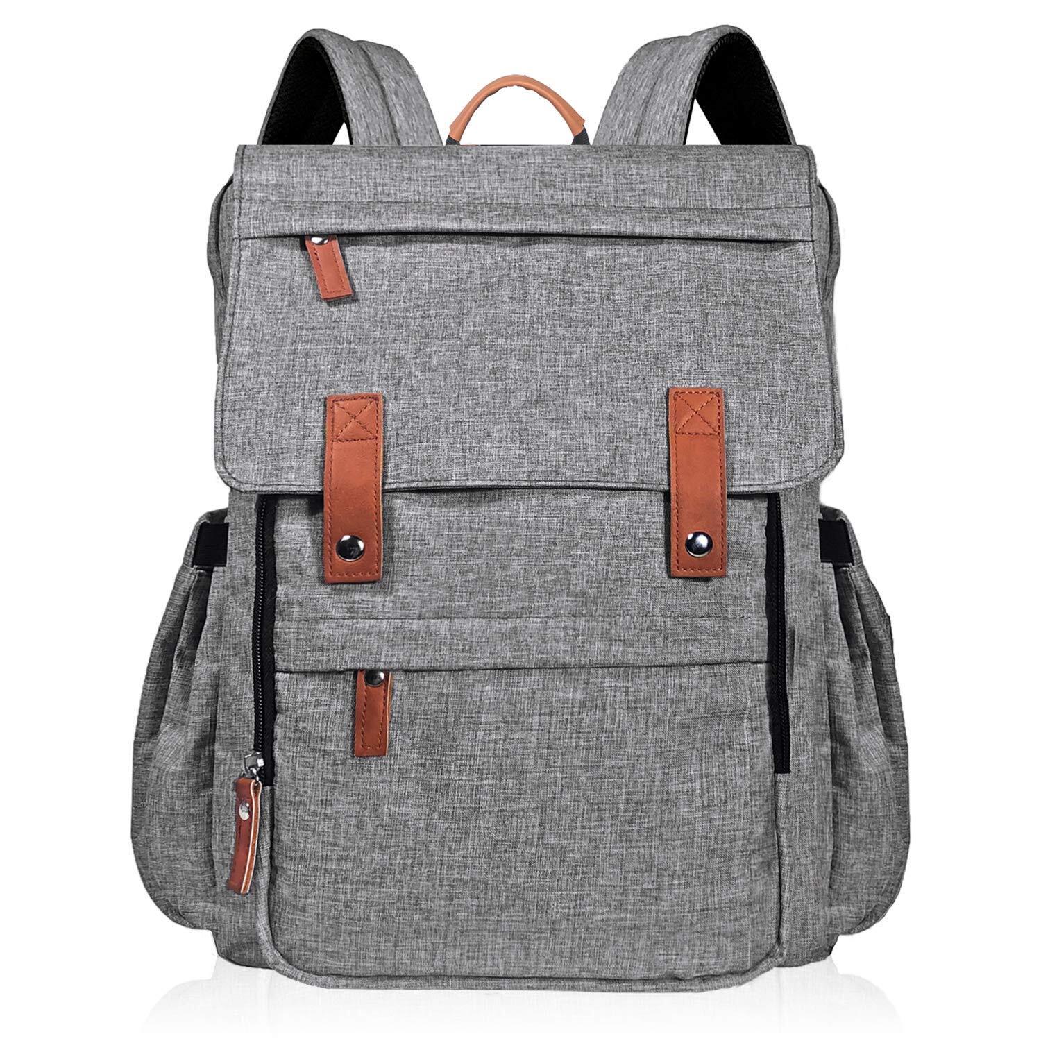 Best Hap Tim Diaper Bag Backpack Muilti-Function Waterproof Large Capacity Travel Diaper ...