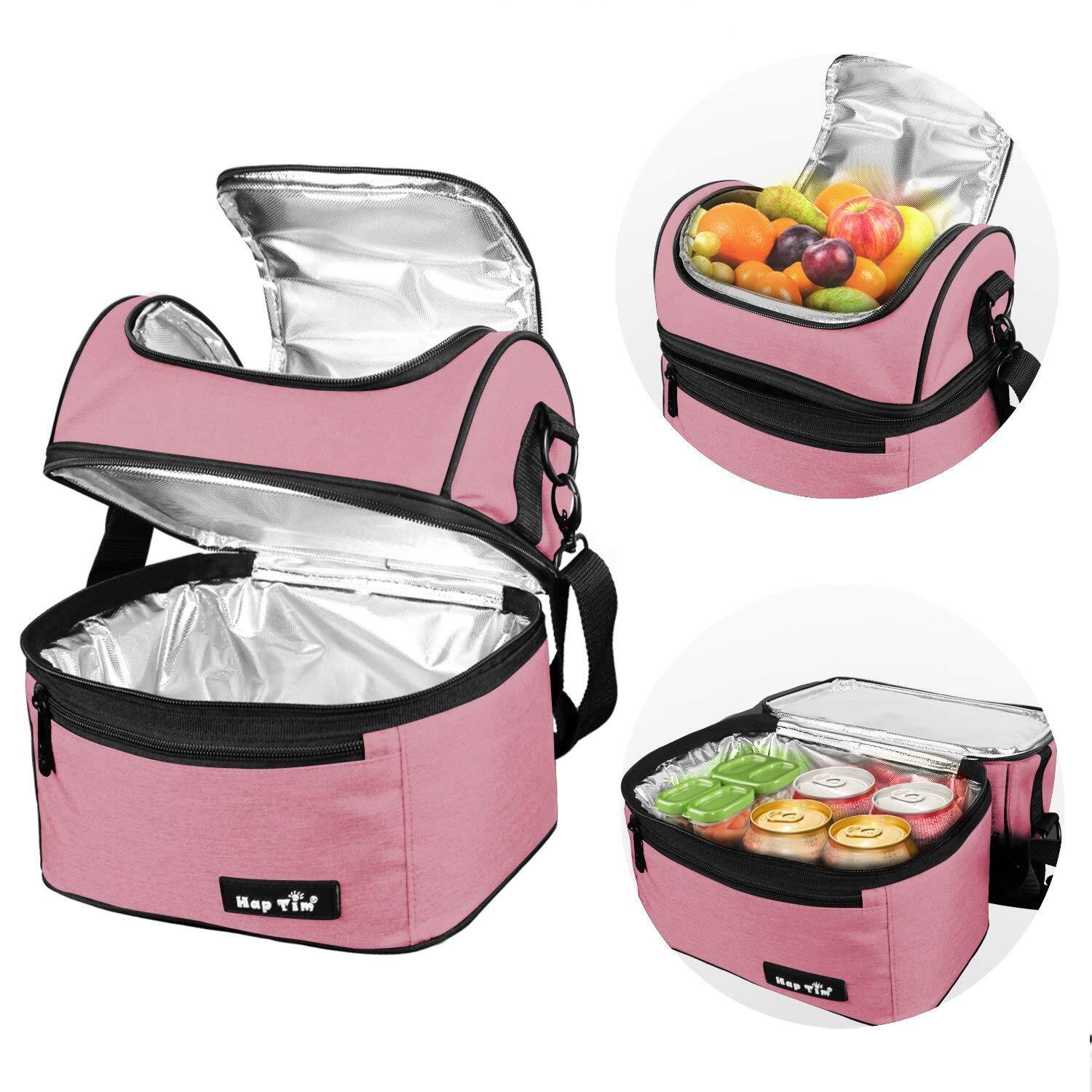 Best Hap Tim Insulated Lunch Bag Women Girls, Reusable Lunch Box