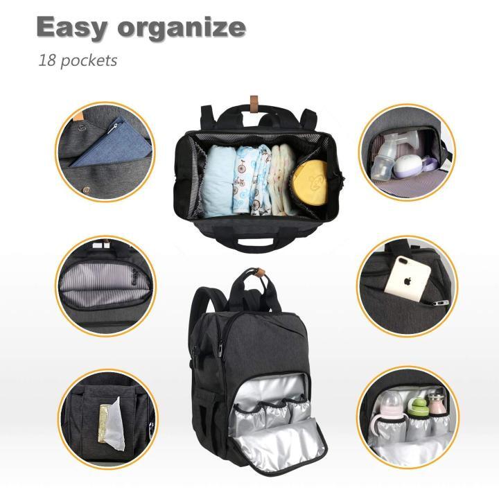 Waterproof sales nappy backpack