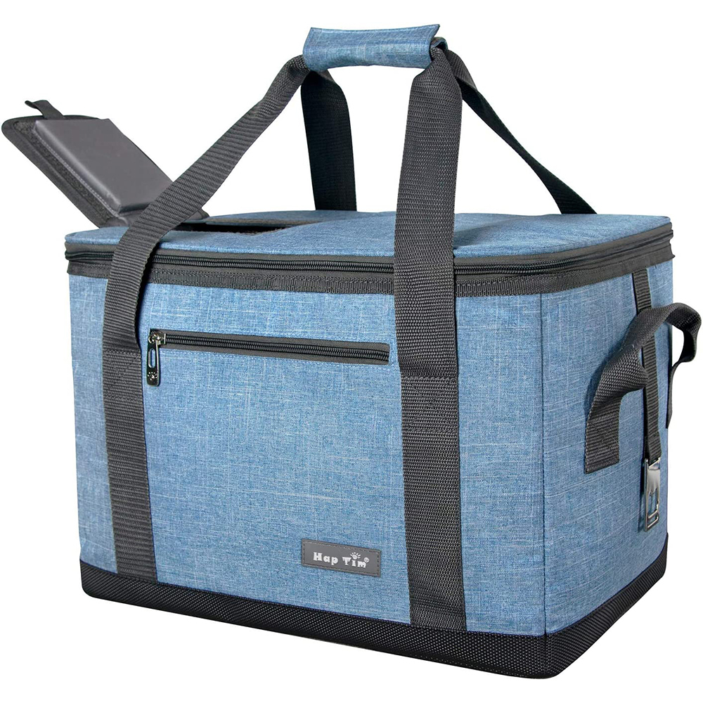 Insulated Soft Ice Cooler Bag Large 40 Can Lunch Box for Men Car Portable  Travel
