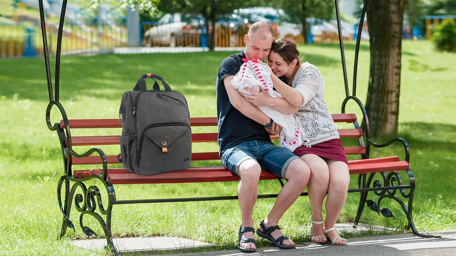 HAP TIM Diaper Bag Backpack,Laptop Backpack,Lunch Bag,Picnic Bag