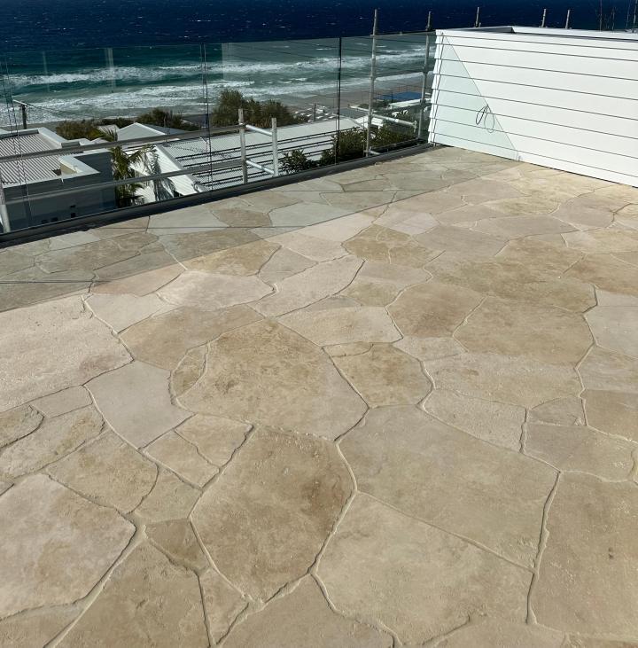 Classic Travertine Crazy Paving