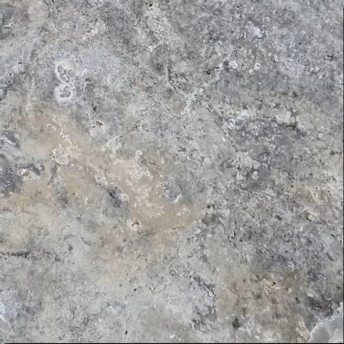 Silver Travertine Tumbled Tiles, Pavers & Pool Copings