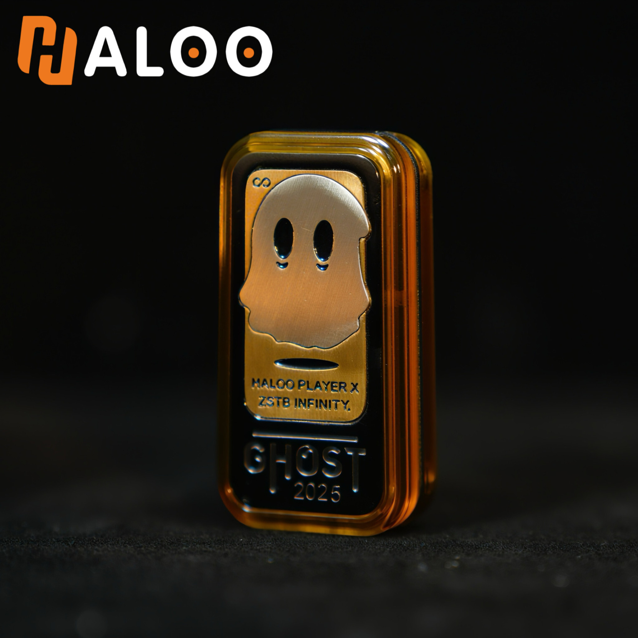 HALOOPLAYER EDC custom DIY Sea Shark Metal Stainless Steel Finger