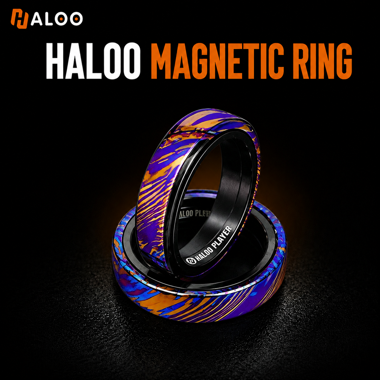 HALOOPLAYER EDC custom DIY Sea Shark Metal Stainless Steel Finger